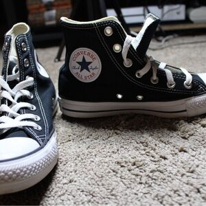 Converse Chuck Taylor All Star Hi Sneaker - Black size 5